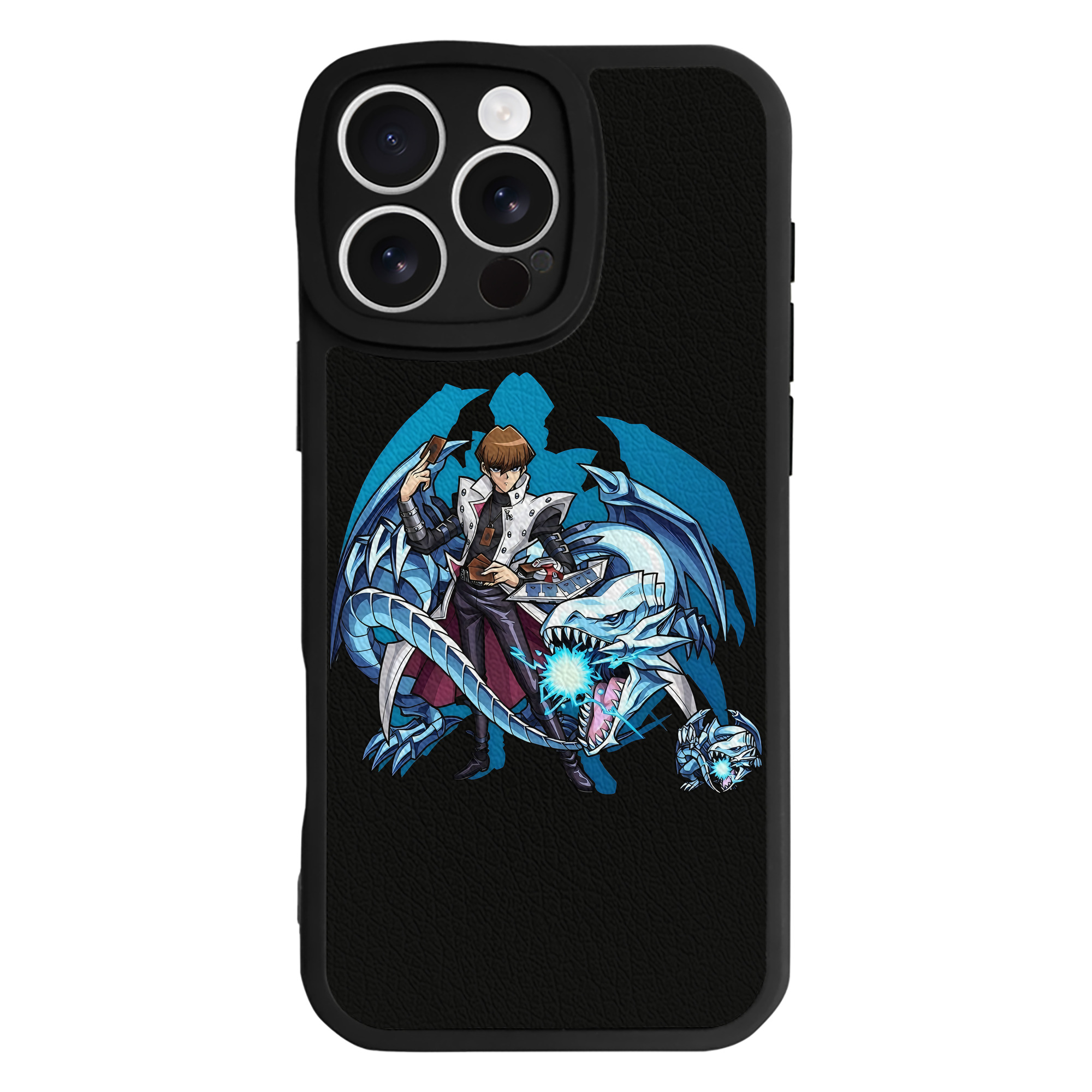 （画像用） 遊☆戯☆王 Yu-Gi-Oh! 【iPhone 16シリーズ対応】シリコンスマホケース（レザー調） 材質：シリコン